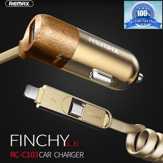 Củ sạc Remax trên ô tô 3.4A RC-C103