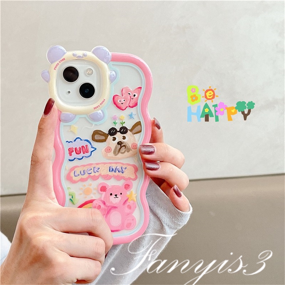 Ốp Điện Thoại TPU Mềm Họa Tiết Hoạt Hình Cho iPhone 14 13 12 11 Pro Max X XR Xs Max 8 7 6 6s Plus SE 2020