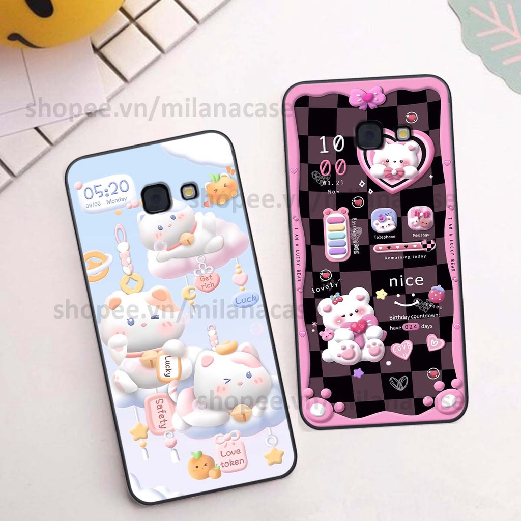 Ốp Samsung A3 2017 / A5 2017 / A7 2017 hình đồng hồ icon gấu mèo cute cực dễ thương ngộ nghĩnh