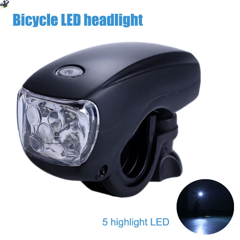 Đèn LED 5 Bóng Cảnh Báo An Toàn Siêu Sáng 3 Chế Độ Chống Thấm Nước Gắn Xe Đạp Leo Núi