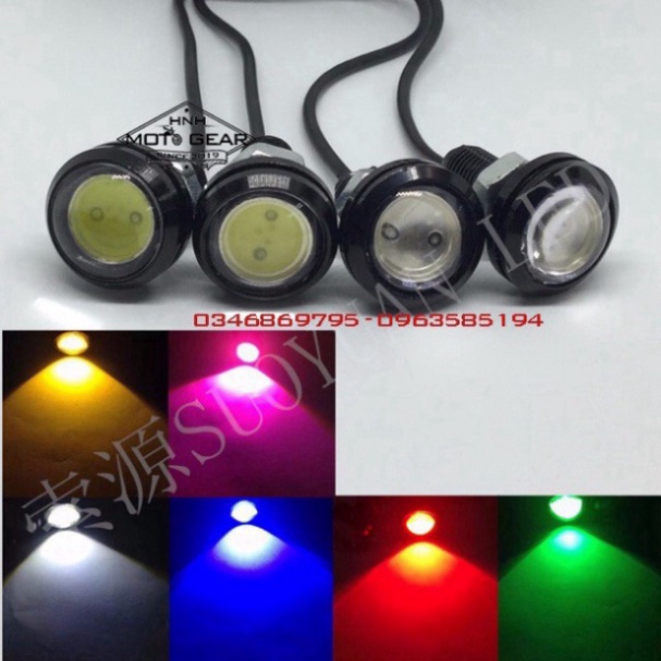 Đèn Led Xi Nhan Kiểu Cúc Áo Gắn Mắt Cú Exciter