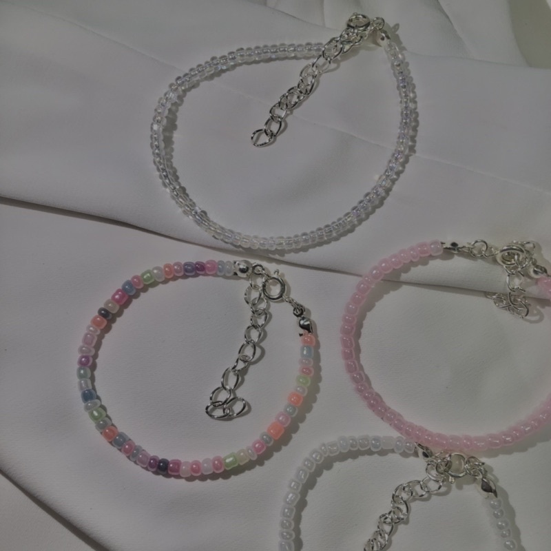Vòng Tay Hạt Cườm Pastel