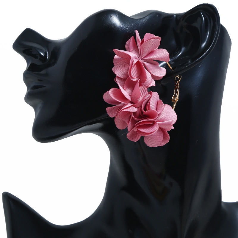 Khuyên Tai Nữ Trang Dáng Tròn Phong Cách Hàn Quốc