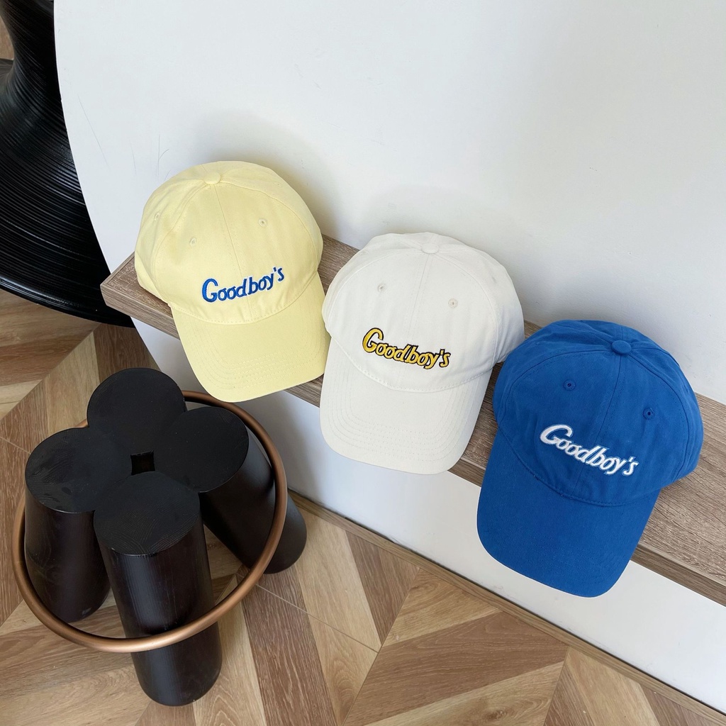 Mũ lưỡi trai thêu chữ Goodboys phong cách retro cá tính