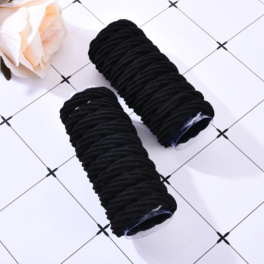 Cod Qipin Simple 20pcs Classic Ring Hair Bands Elastic Rope Color Ties Ponytail Holder Accessories