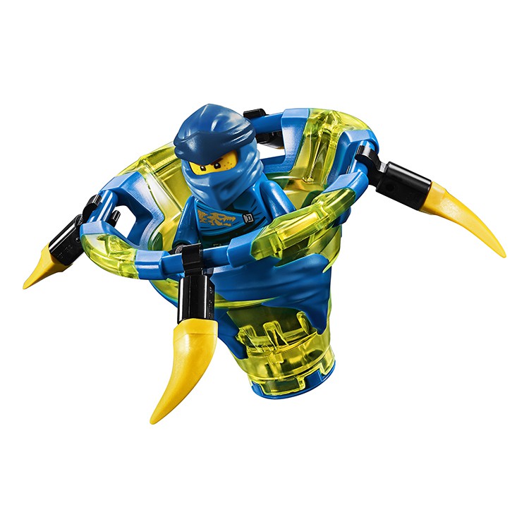 Đồ chơi lắp ráp xếp hình non lego Ninjago con quay lốc xoáy ninja xanh Jay season phần 10 legacy Lari Bela 11153