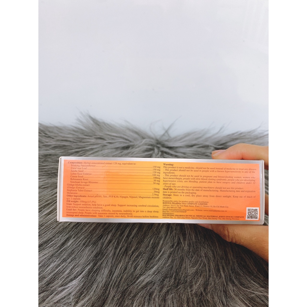 Viên uống GIẤC NGỦ VÀNG HD hỗ trợ thần kinh, giúp ngủ ngon
