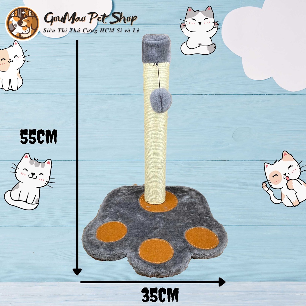 [Giá hủy diệt] Trụ cào móng cho mèo 2 tầng - Goumao pet
