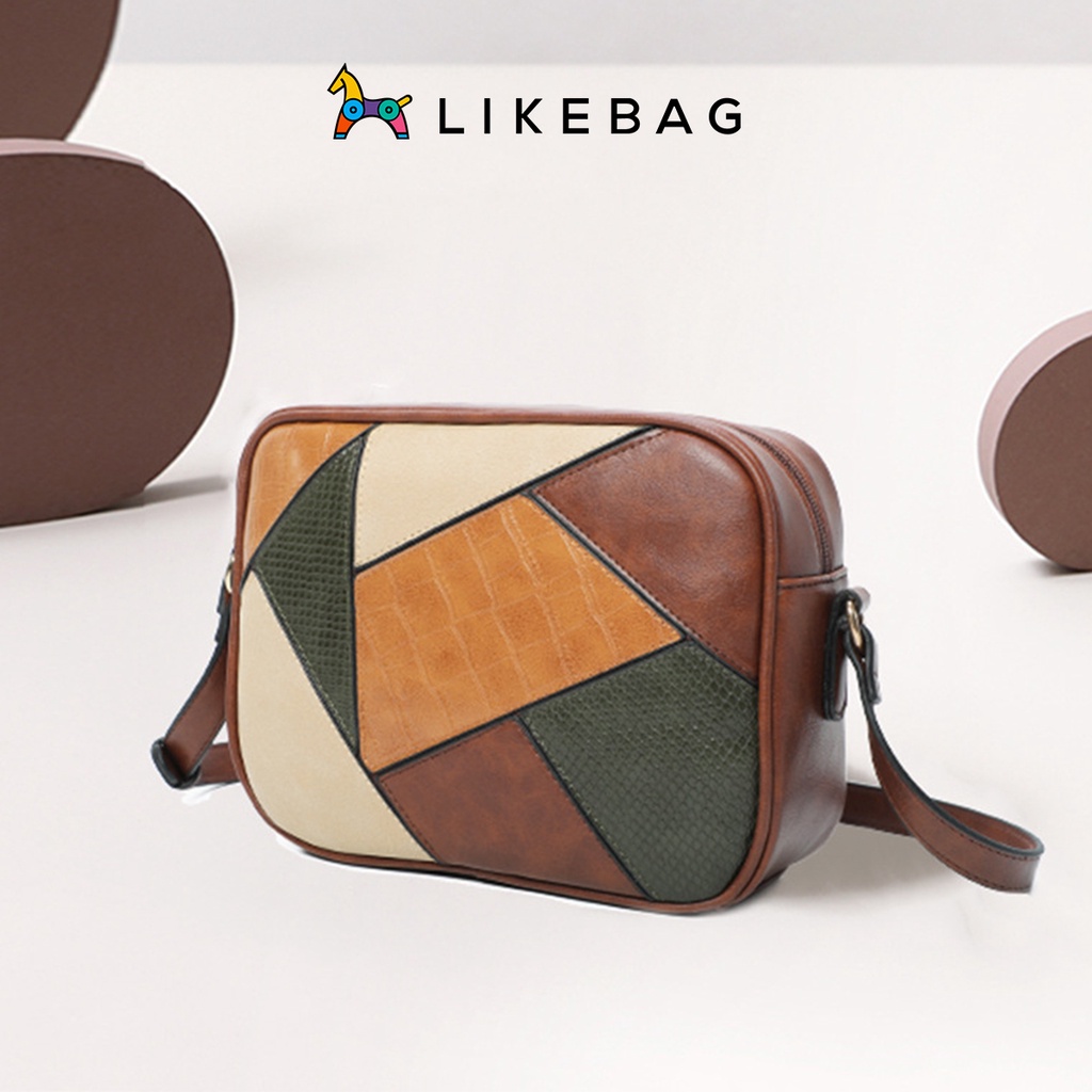Túi đeo chéo nữ thời trang LIKEBAG form chữ nhật phong cách vintage 217XKSO701 - LIBAGI