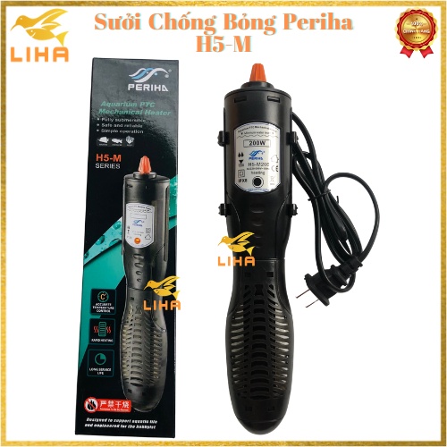 Sưởi Chống Bỏng Periha H5M 50W 100W 200W 300W - Sưởi Periha Cho Bể Cá