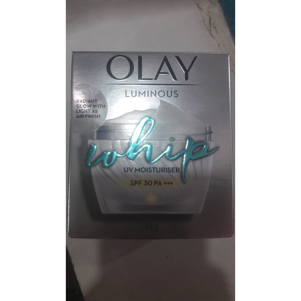 [Mã COSPGSBD  giảm 8% đơn 250K] Kem Dưỡng Trắng Da Olay White Radiance Whip 50g Chống tia UV 50g (Phiên bản mới)