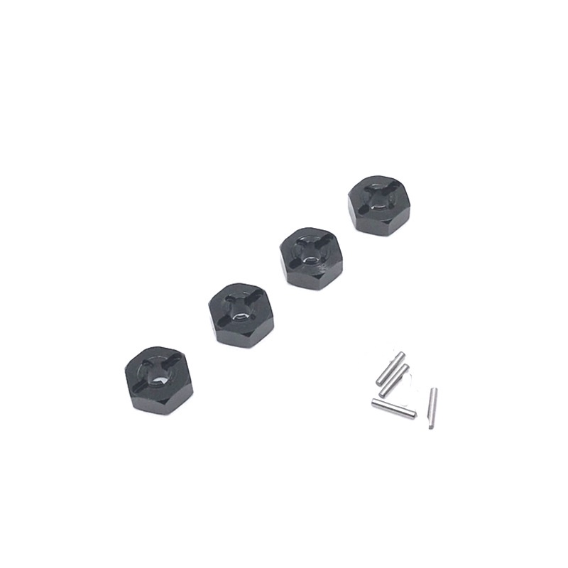 Wltoys 144001 Wltoys 124019 124017 Wltoys Bộ 4 Đầu Nối Lục Giác a959 a979 12mm Bằng Hợp Kim 144001 Wltoys 124019 Phụ Kiện Phần