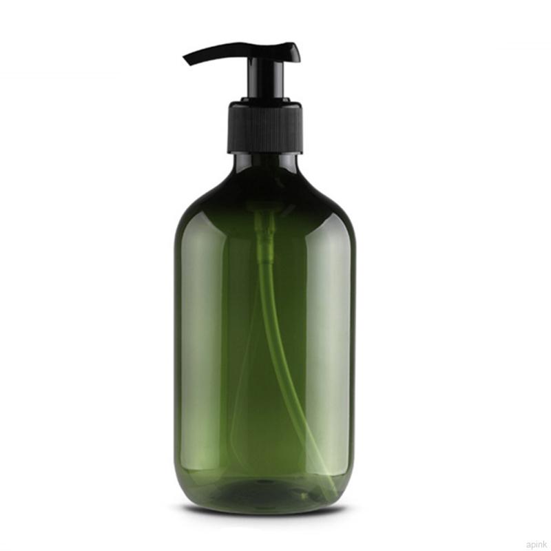 Chai nhựa tròn rỗng đựng dầu gội/sữa tắm có thể đổ đầy dung tích 500ml