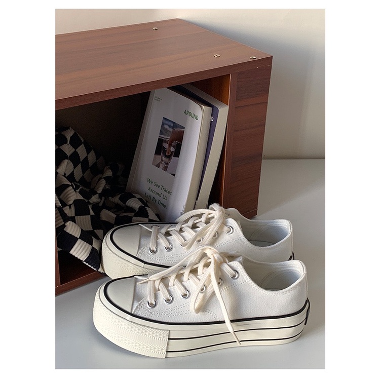 GIÀY THỂ THAO NỮ 1970S SNEAKER VẢI ĐỂ CAO ĐỘN ĐẾ