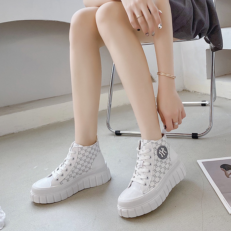 Giày sneaker nữ cổ cao, giày thể thao đẹp đi học đi chơi phong cách hàn quốc G 152