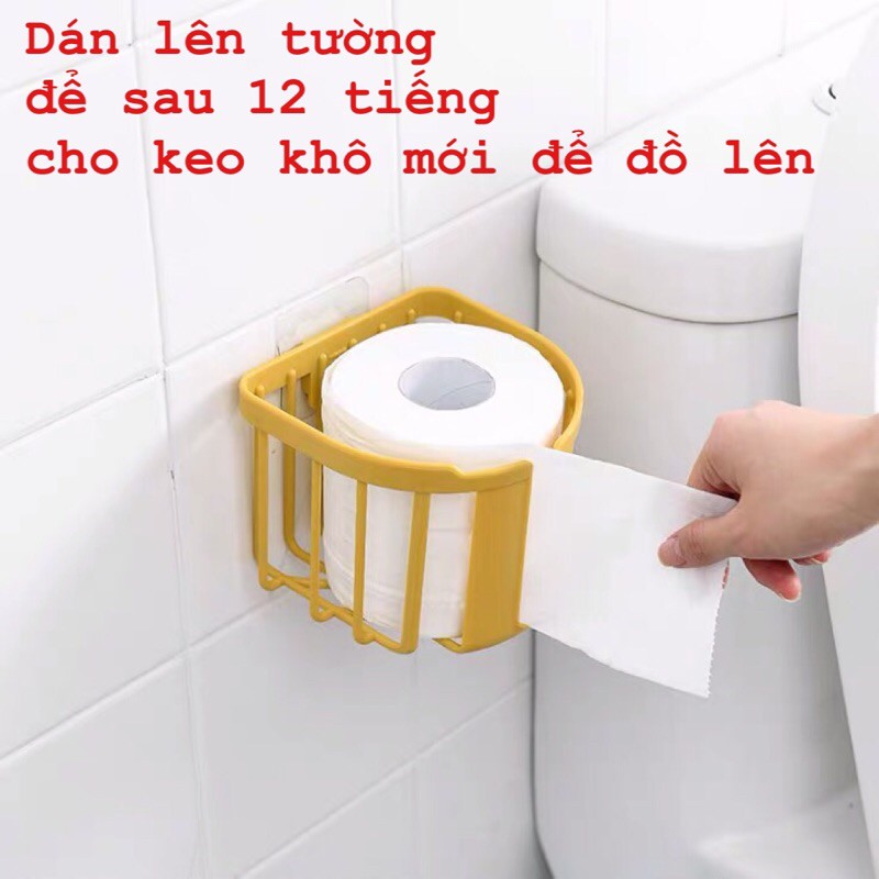 Giỏ Đựng Giấy Vệ Sinh Trong Nhà Tắm, Có Miếng Dán Siêu Dính, Tiện Lợi Lutamo