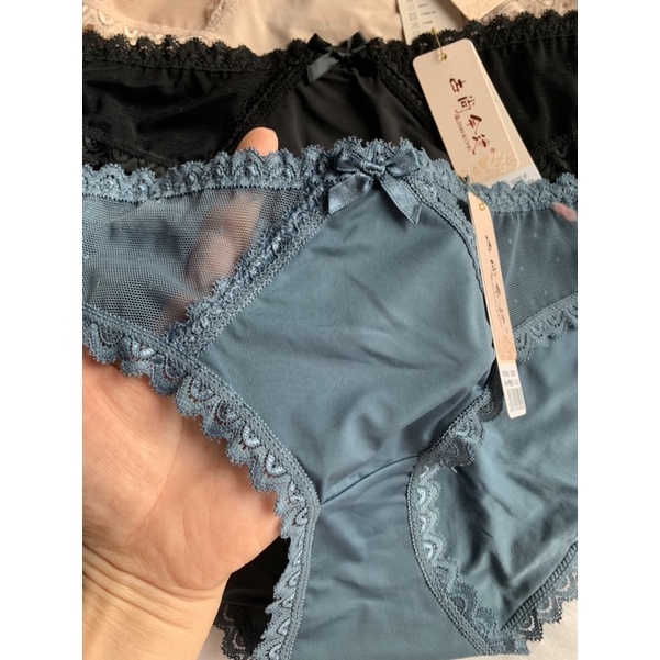 Quần lót nữ thun lạnh pha ren hàng cao cấp mát mịn