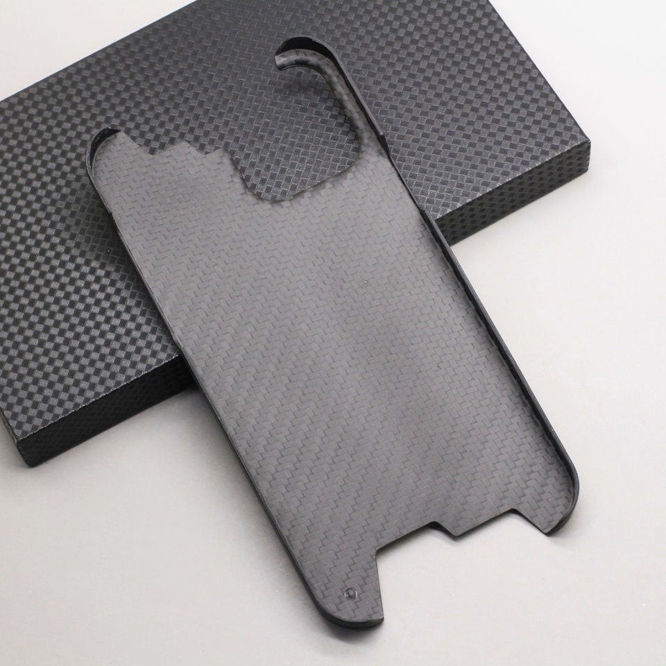 Ốp Điện Thoại Cứng Họa Tiết Sợi Carbon Cho iPhone 14 13 12 Pro Max 14 Plus
