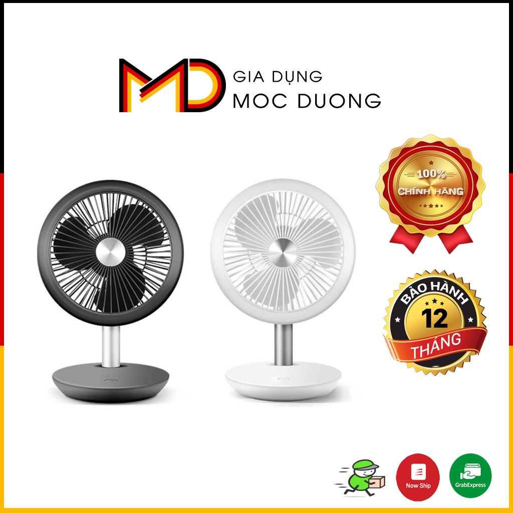 Quạt bàn tích điện Solus Air AIR603FF, gấp gọn, không dây , sử dụng lên đến 10h