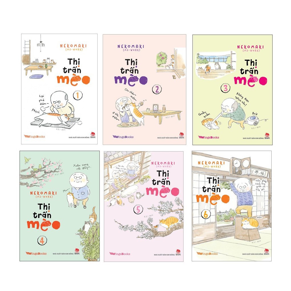 Sách - Thị Trấn Mèo tập 1,2,3,4,5,6 (lẻ tuỳ chọn)