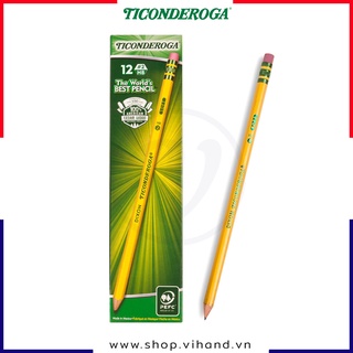 Hộp 12 bút chì gỗ tô trắc nghiệm soft hb #2 dixon ticonderoga t040