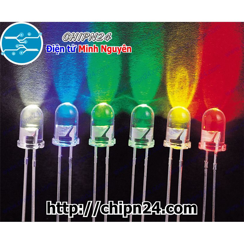 Set 50 Led Siêu Sáng 5mm (Led Trong 5mm) - [Chọn Loại]