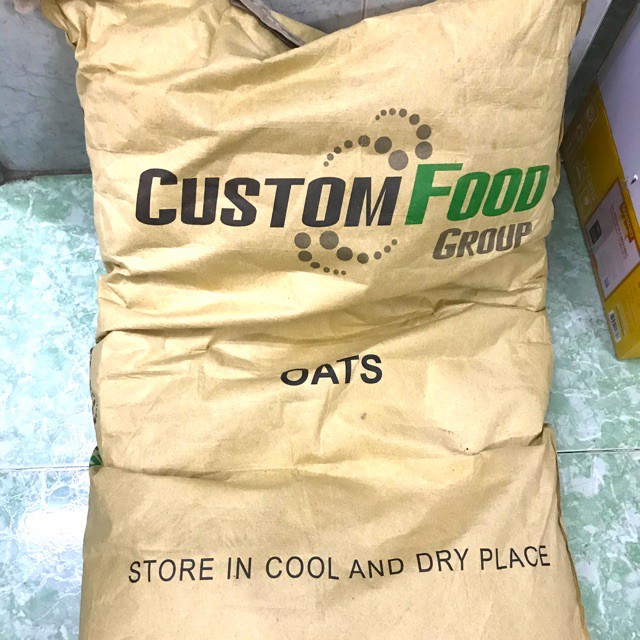 Yến mạch Custum Food - Yến mạch cán dẹt hữu cơ - Mẩy Mẩy shop hạt dinh dưỡng | BigBuy360 - bigbuy360.vn