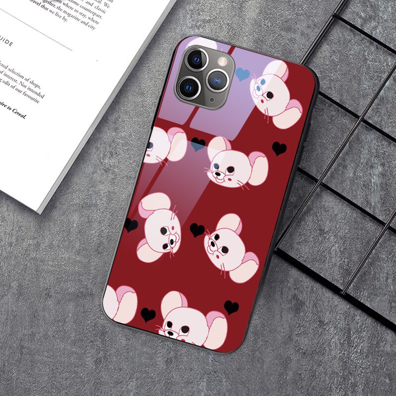 Ốp lưng iphone kính chuột jerry case 14plus 14 pro max 13 12 promax 11 mini 6 6s 7 8 plus x xr xs Se