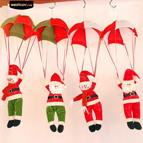 Ông Già Noel Và Người Tuyết Xinh Xắn Dùng Để Trang Trí Cây Thông