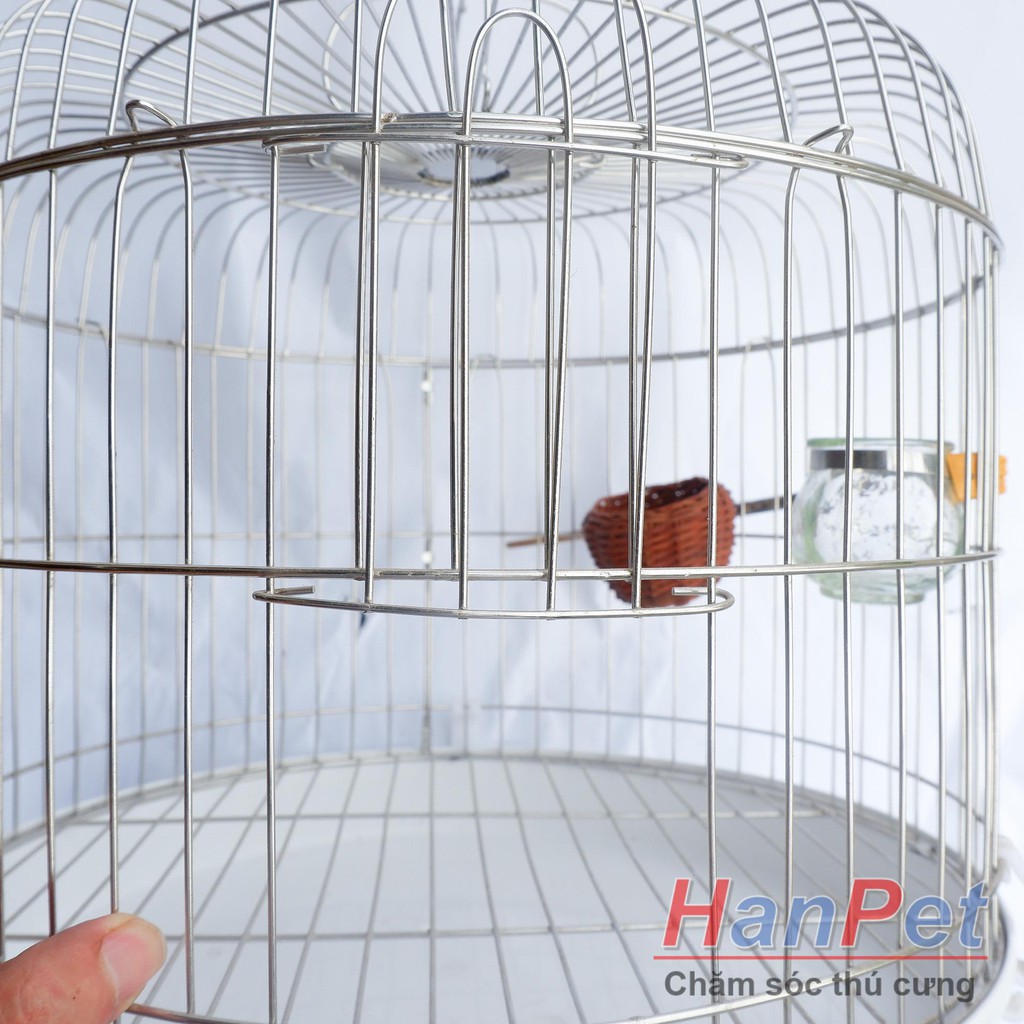 Hanpet.GV- Lồng chim cu gáy và các loại chim kích thước lớn- Lồng chim bằng chất liệu inox không gỉ sét- Kích thước