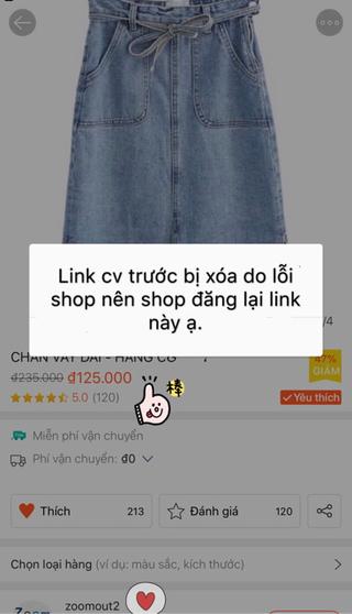 CHÂN VÁY XẺ CỘT DÂY