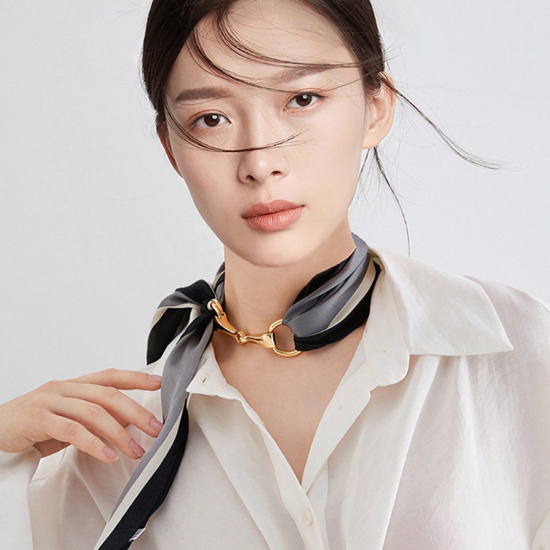 Khóa Cài Khăn Choàng Lụa Cao Cấp Sang Trọng Cho Nữ