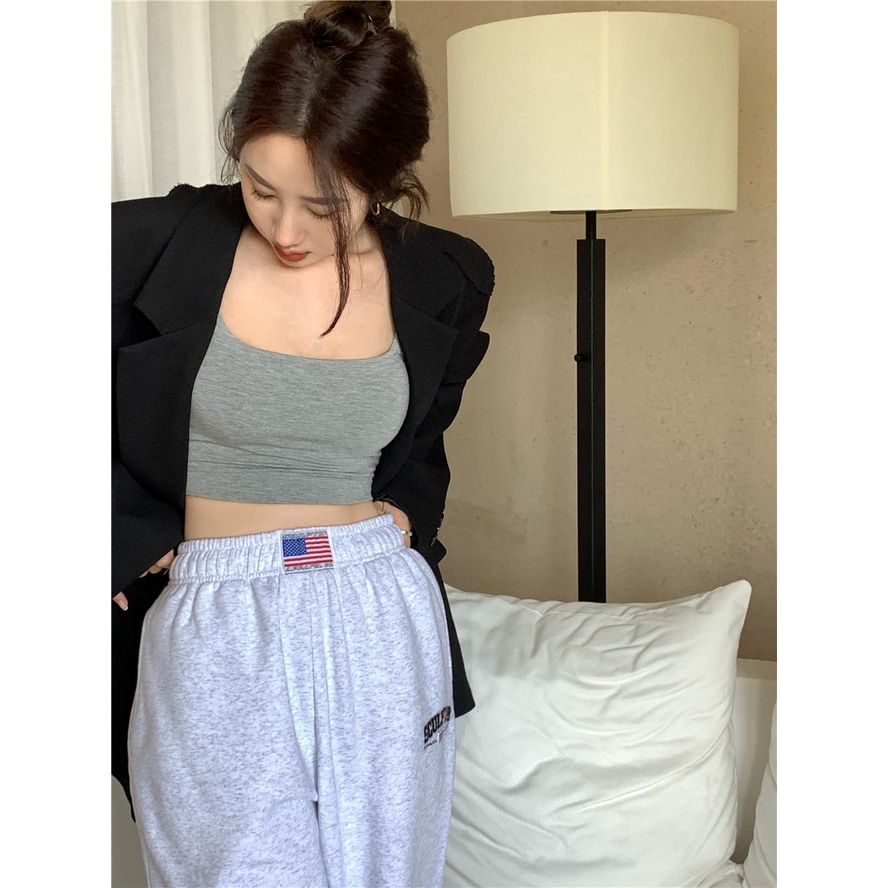 Cocory vn Hot! Áo Croptop Hai Dây Ôm Sát Tôn Dáng