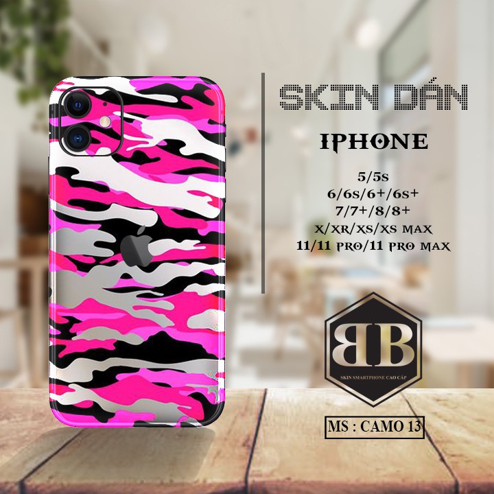 Dán skin iphone 5 5s 6 6s 6 Plus 6s Plus 7 7 Plus 8 8 Plus X XR XS XS Max 11 11 Pro 11 Pro Max đa dạng mẫu