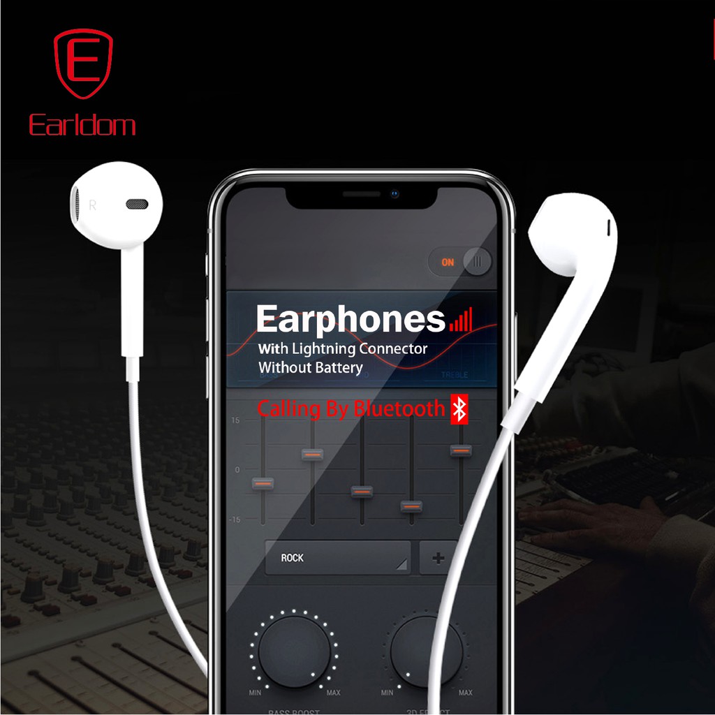 Tai nghe Bluetooth chân Lightning Earldom E21 chính hãng