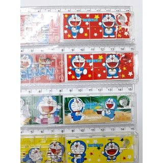 thước kẻ doremon 20cm xếp hình đồ chơi