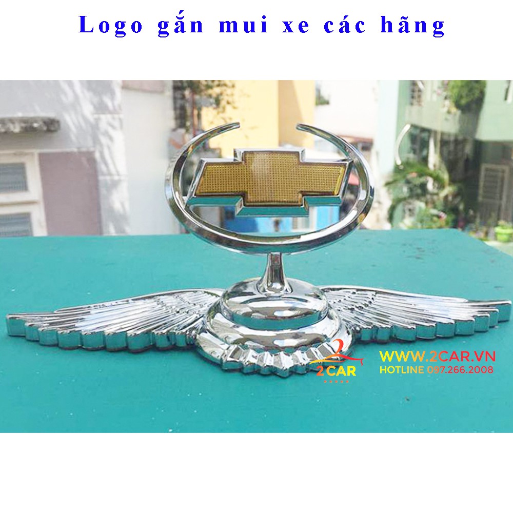 [Mã LIFEAUMAY giảm 10% tối đa 30k đơn 150k] Logo gắn mui xe ô tô hãng Chevrolet
