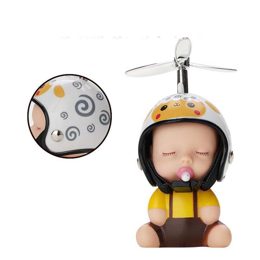 Búp Bê Em Bé Hoạt Hình Đội Mũ Bảo Hiểm Dễ Thương