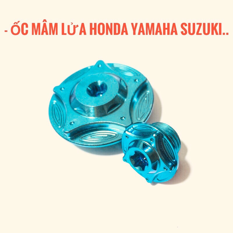 Ốc mâm lửa titan các loại xe Honda Yamaha Suzuki