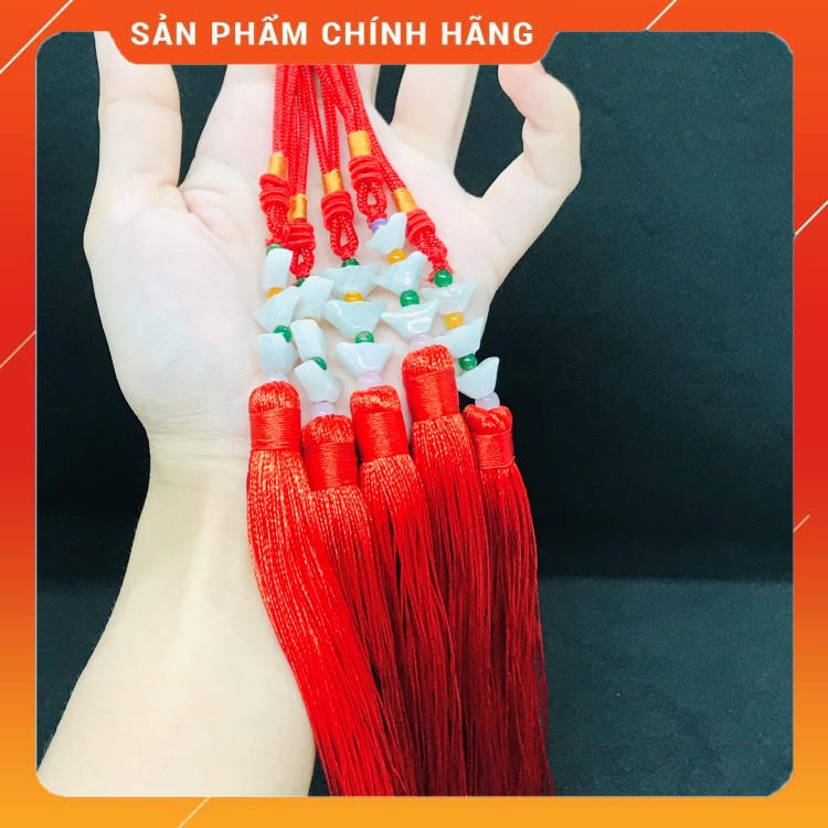 [ẢNH THẬT] PHONG THUY DAY TREO BINH AN NGOC CAM_THACH_ JADEITE _JADE A KHONG_XU_LY