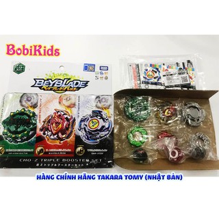Con Quay Beyblade Burst Superking B-121 Cho-Z Triple Booster Set B121 TAKARA TOMY (Hàng có sẵn tại kho HCM)