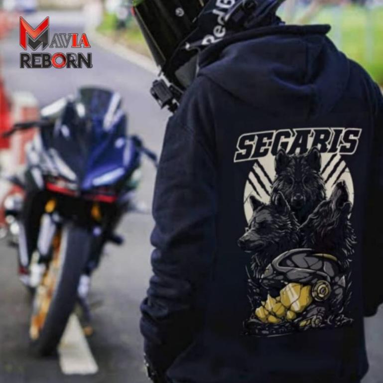 Mua GAN Trực TiếpÁo Khoác Hoodie Bằng Lông Cừu Dày In Hình Màu Đen Phong Cách Nhật Bản Dành Cho Nam size Lớn XL XXL racing moto