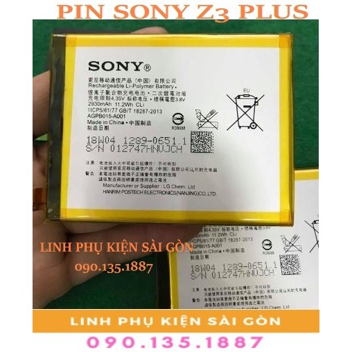 PIN SONY Z3 PLUS