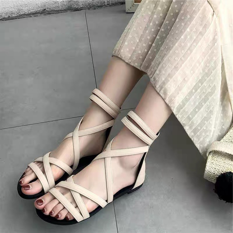 giày chiến binh bệt, Giày sandal chiến binh gót 5cm, chiến binh dài gối, toàn hình khách gửi lại sale lớn