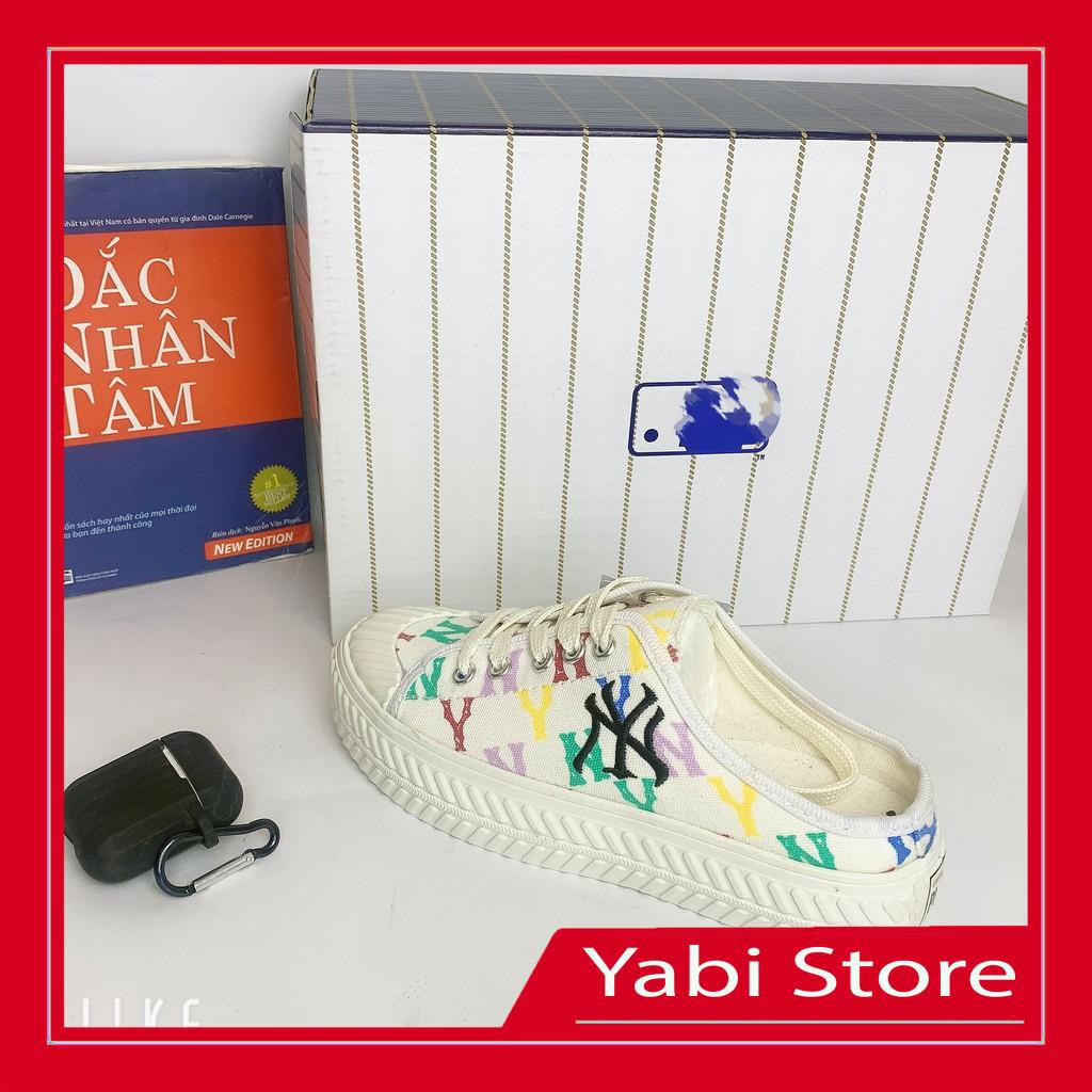[ Like au- Hàng Trung ] Giày Sục NY, Đạp Gót, Giày Sục 𝐌𝐋𝐁 NY trắng Độn đế mới nhất 2021 | BigBuy360 - bigbuy360.vn