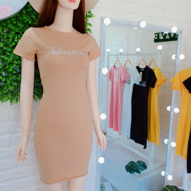 Đầm body ❄ FREESHIP ❄ Đầm nữ thêu Barbie thời trang XIXO - DAM0031