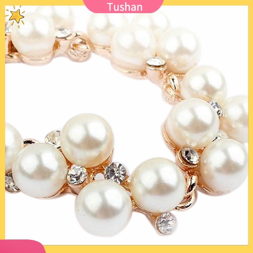 Vòng cổ đính ngọc trai giả thanh lịch làm quà tặng lễ tình nhân cho nữ