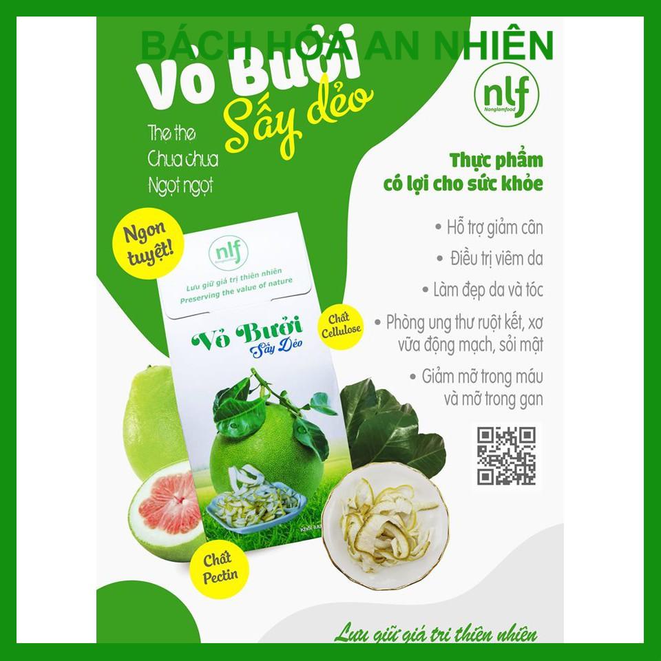 Vỏ bưởi sấy dẻo Mứt vỏ bưởi Nông Lâm Food