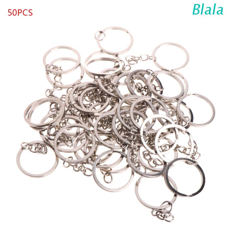 Set 50 Móc Khóa Bằng Thép Không Gỉ Thiết Kế Nhỏ Gọn Tiện Dụng