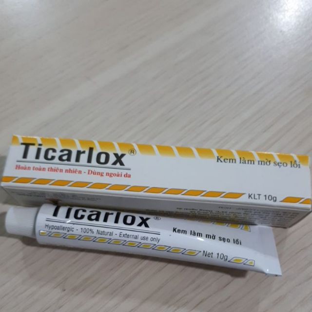 Kem sẹo Ticarlox 10g